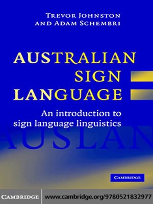 cover image of Australian Sign Language (Auslan)